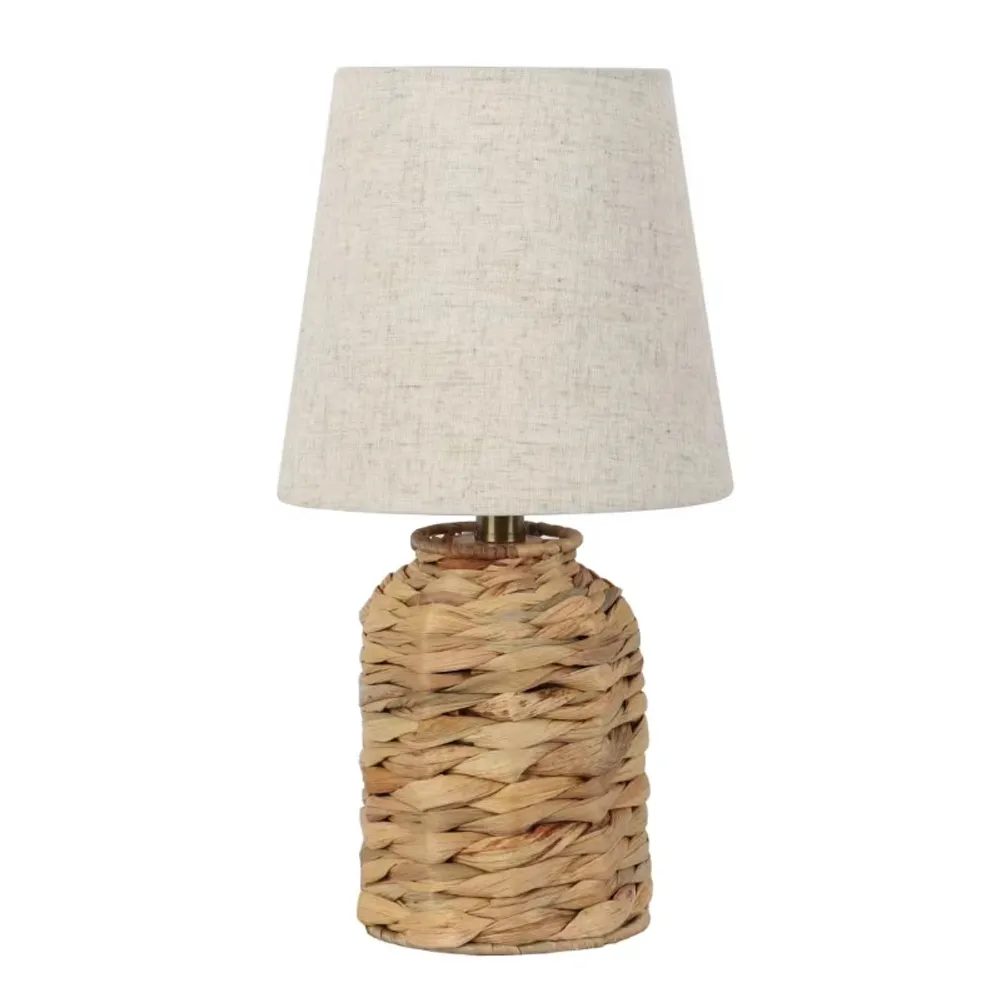 13-1/2" WATER GRASS WEAVING LAMP