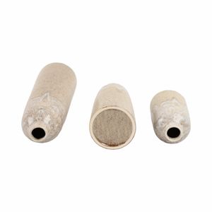 KELSEYLAKE SET OF 3 TAN VASES 16 (IN) 7