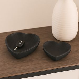 DASHLAKE SET OF 2 BLACK BOWLS 3 (IN) 2