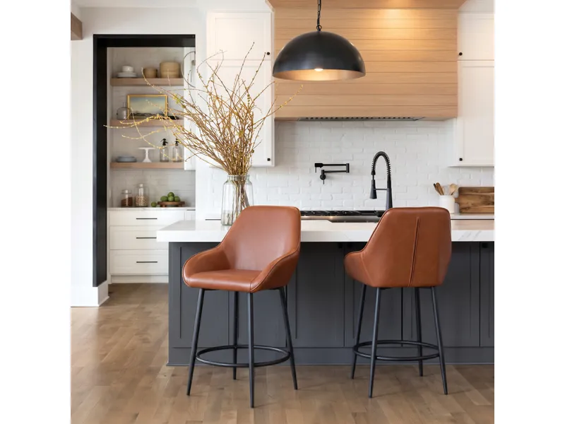 Vila Counter Stool Brown 2