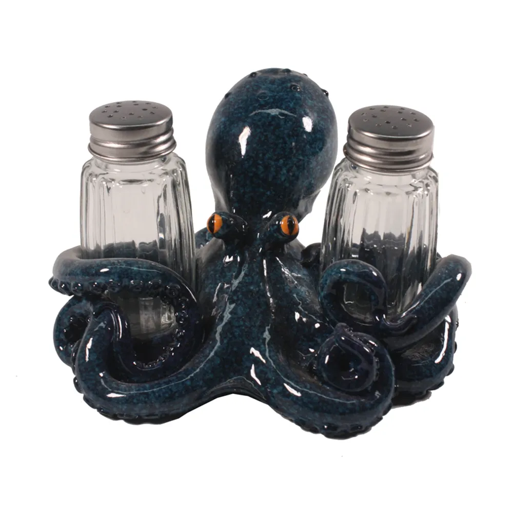 6" OCTOPUS SALT & PEPPER SET