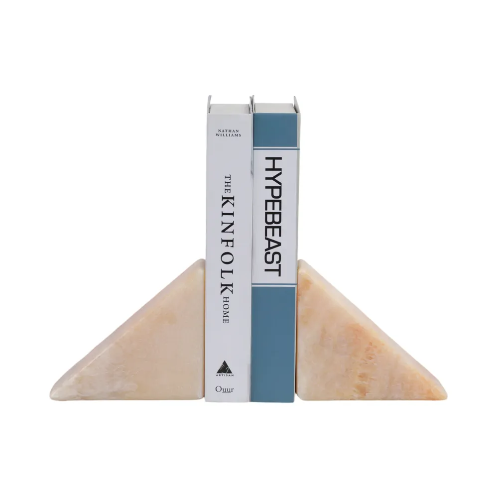 EMORYWORTH SET OF 2 ORANGE BOOKENDS 5 (IN)