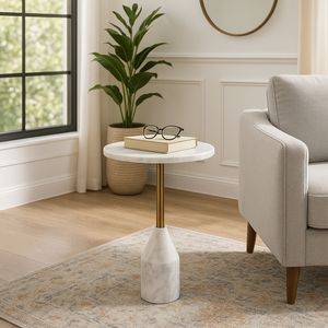 HARDWICKTON WHITE TABLE 24 (IN) 2