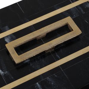 FARGOHAM SET OF 2 BLACK BOXES 5 (IN) 6