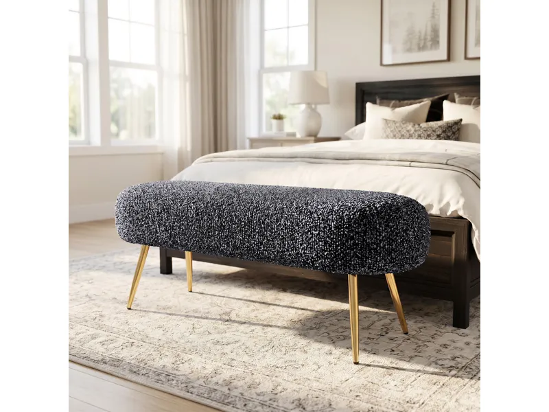 Creek Bench Glitter Black 2