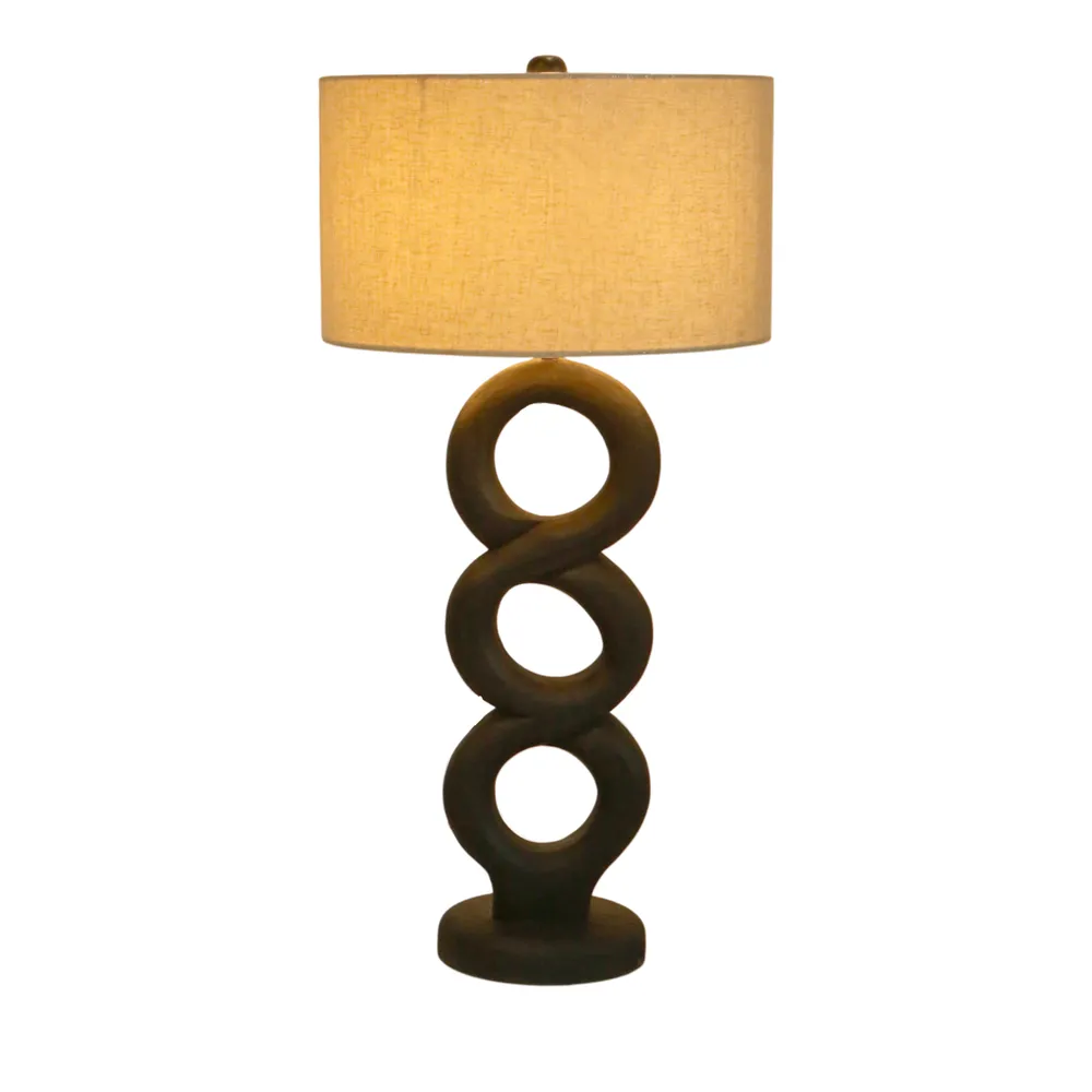 ISLEOAK BLACK LAMP 34 (IN)