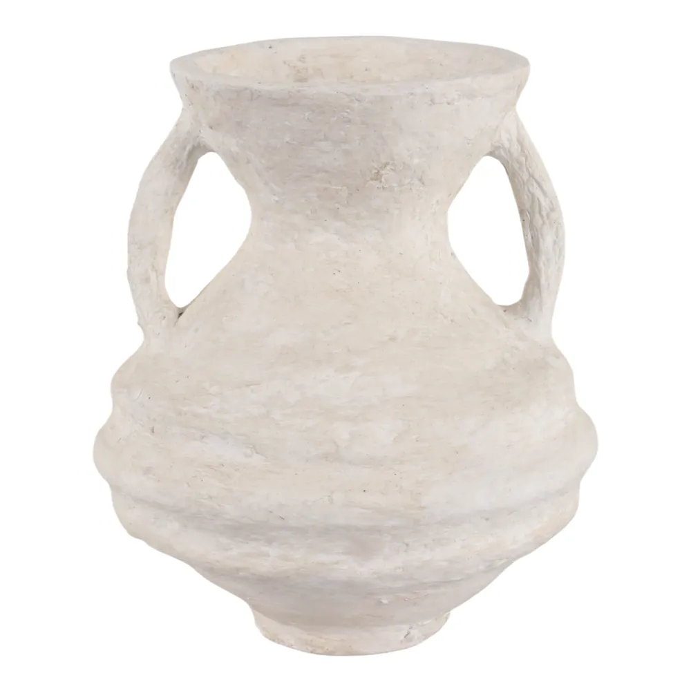 FERRIS WHITE VASE 10 (IN)