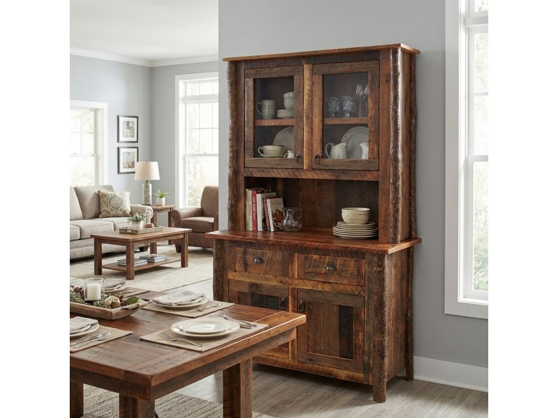 Appalachian 48-inch Buffet & Hutch - Artisan Top 1