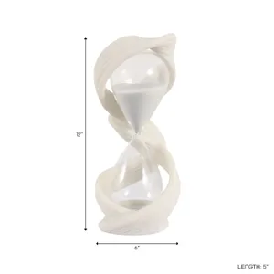 DENVERBEACH WHITE HOURGLASS 12 (IN) 9