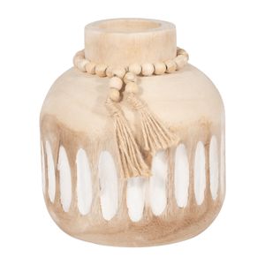 PEARLLAND BROWN VASE 8 (IN) 1