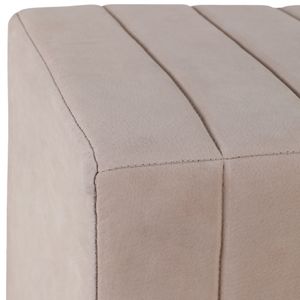 BRAECLIFF TAN OTTOMAN 19 (IN) 7