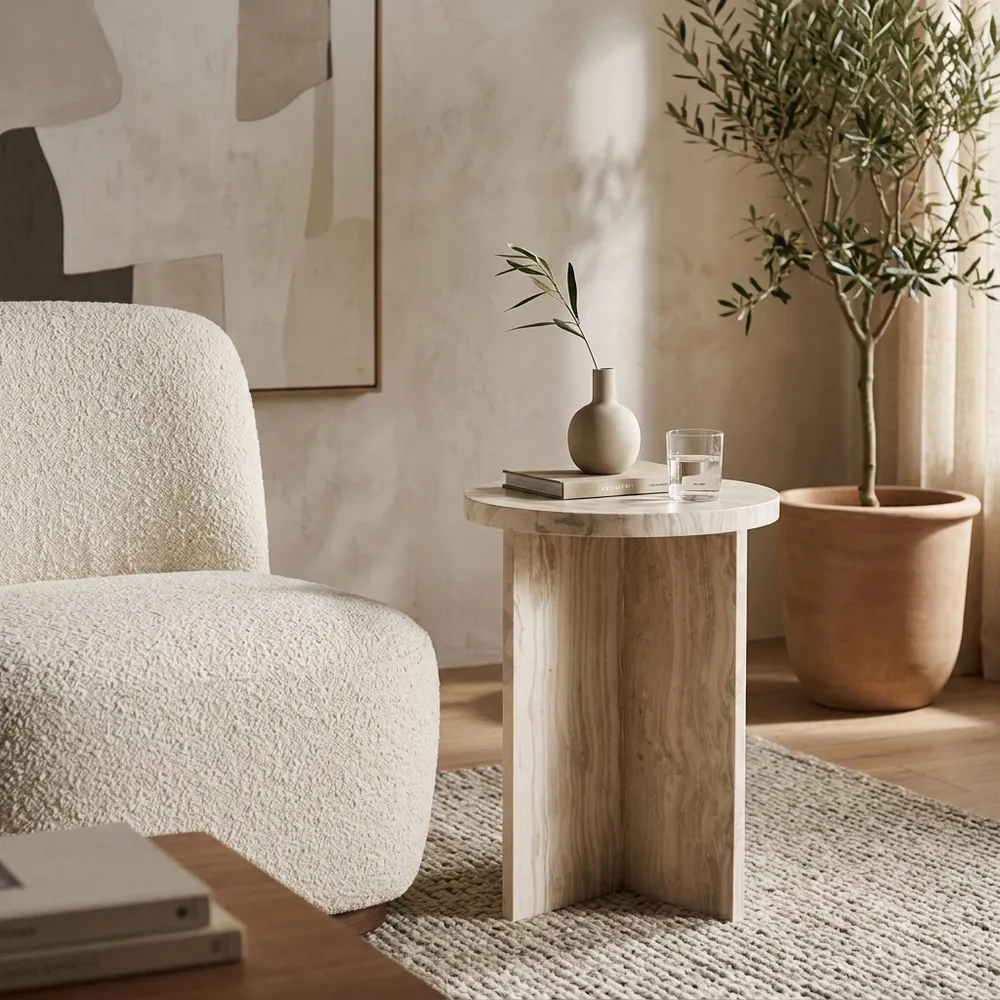 CONNORGATE IVORY TABLE 22 (IN)