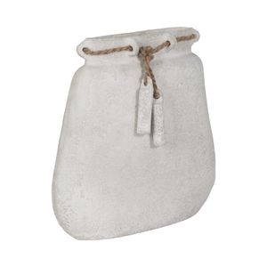 OLIVER WHITE VASE 16 (IN) 4