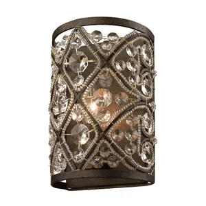 Amherst 9″ High 1-Light Sconce - Antique Bronze 1