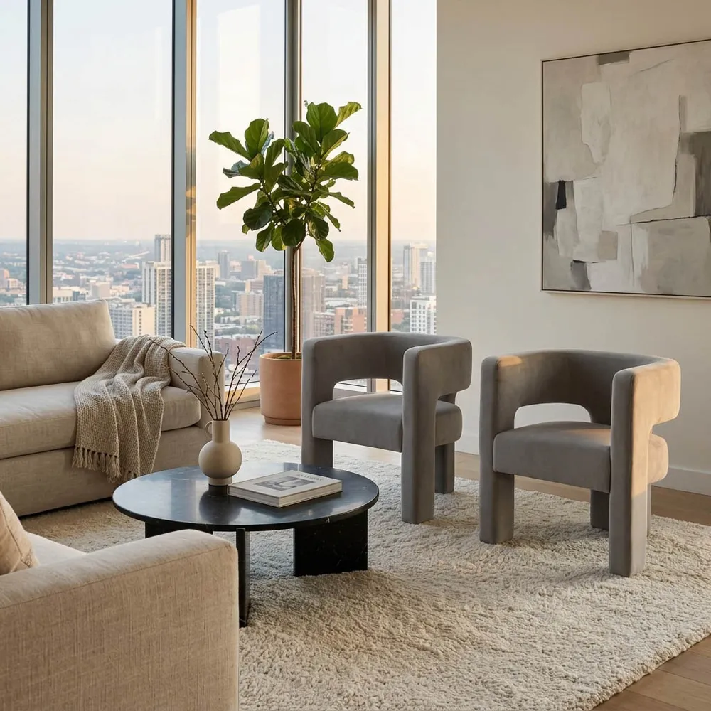 GLENNPARK GRAY CHAIR 29 (IN)