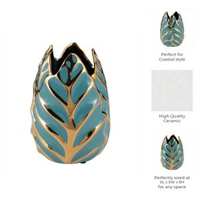 COLEHAM BLUE VASE 8 (IN) 8