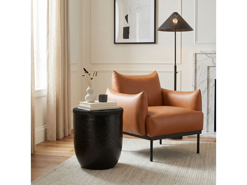 Sekil Accent Chair Brown 11
