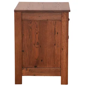 Heritage Oak Enclosed Nightstand 6