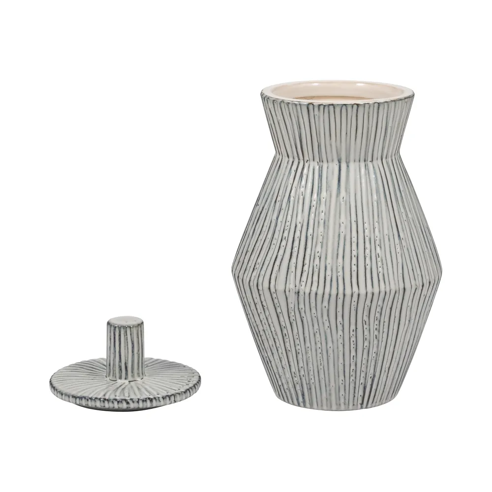 WRENTON WHITE VASE 15 (IN)