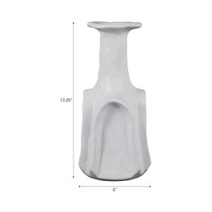 DAWSONWELL WHITE VASE 14 (IN) 9