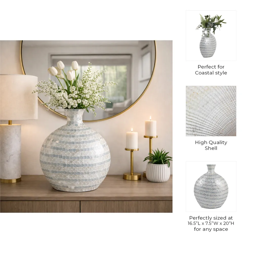 EWINGGATE BLUE VASE 20 (IN)