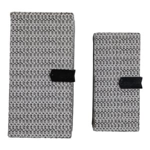 BECKETTLAKE SET OF 2 BLACK BOXES 5 (IN) 9