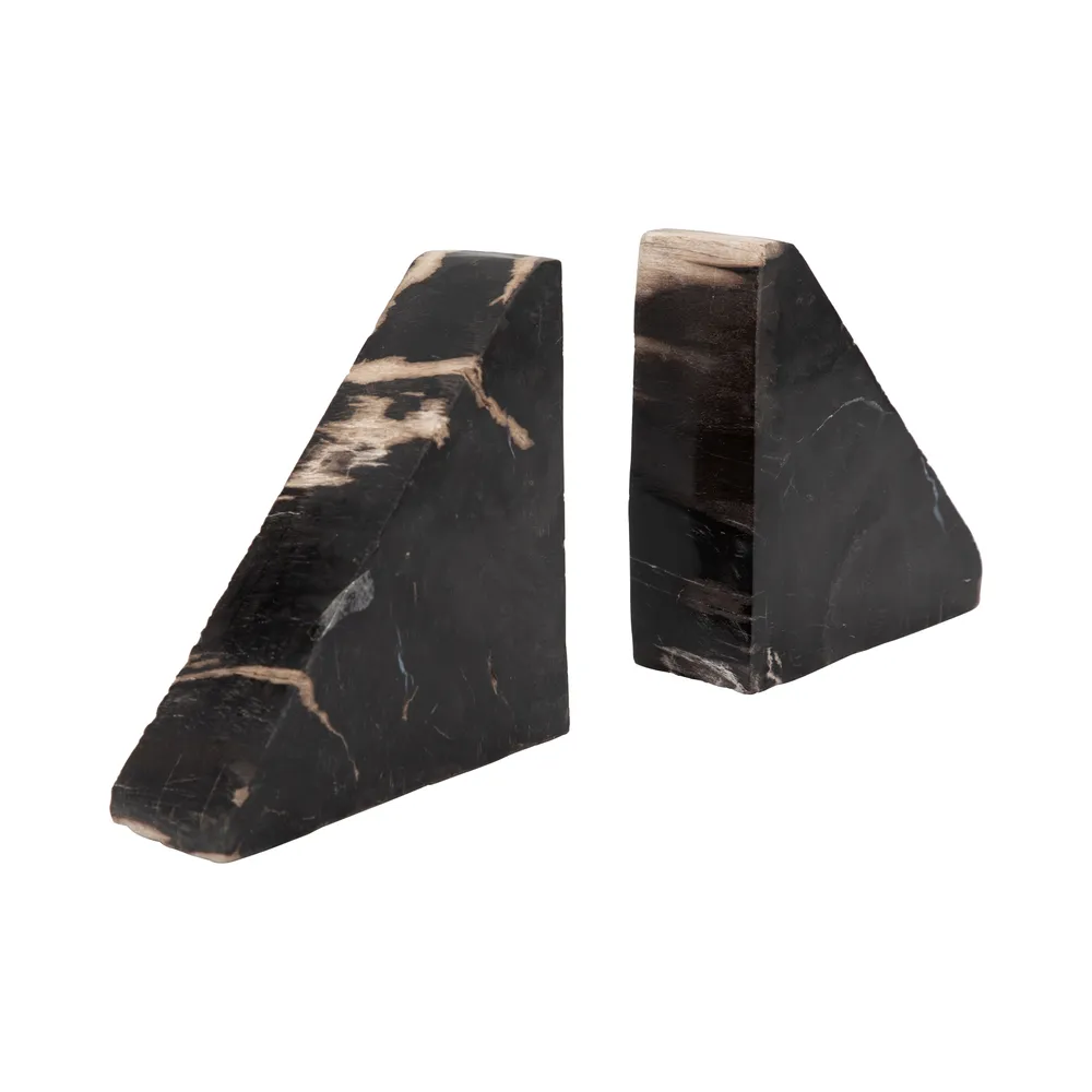 CHILTONVIEW SET OF 2 BLACK BOOKENDS 6 (IN)