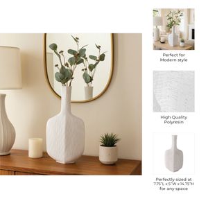 DOVERWORTH WHITE VASE 15 (IN) 10
