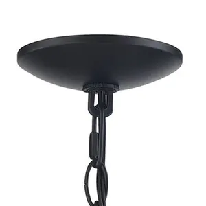 Meadowview 18'' Wide 3-Light Chandelier - Matte Black 4
