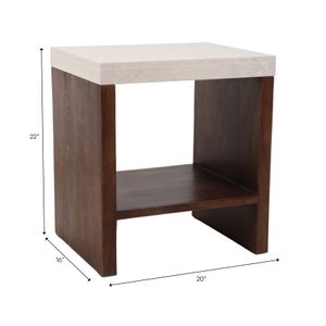 BAKERCLIFF IVORY TABLE 23 (IN) 10