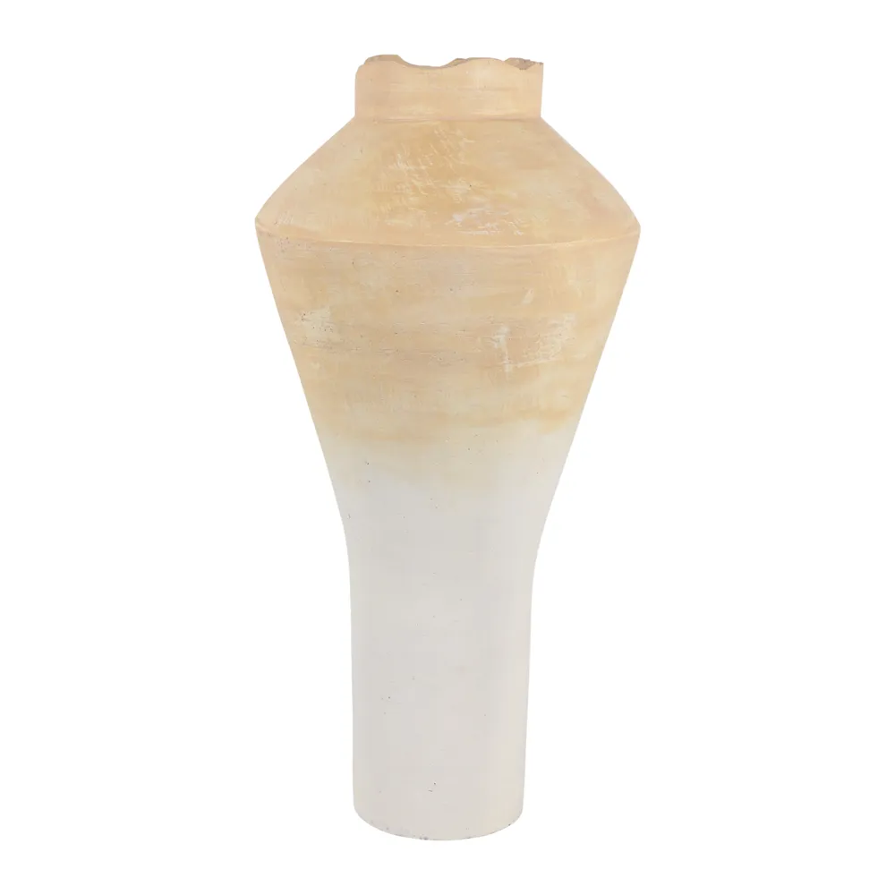 ELDERSHAW WHITE VASE 34 (IN)