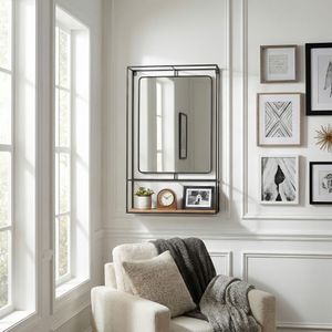 RAYMONDWELL BROWN WALL SHELF 36 (IN) 2
