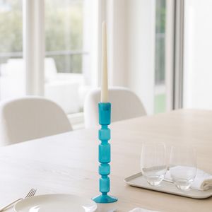 ISLE BLUE CANDLE HOLDER 14 (IN) 2