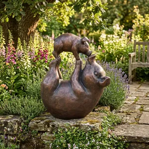 GUNNWOOD BRONZE GARDEN STATUARY 17 (IN) 2
