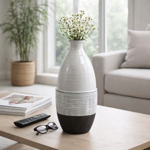 DALEYWICK GRAY VASE 18 (IN) 11