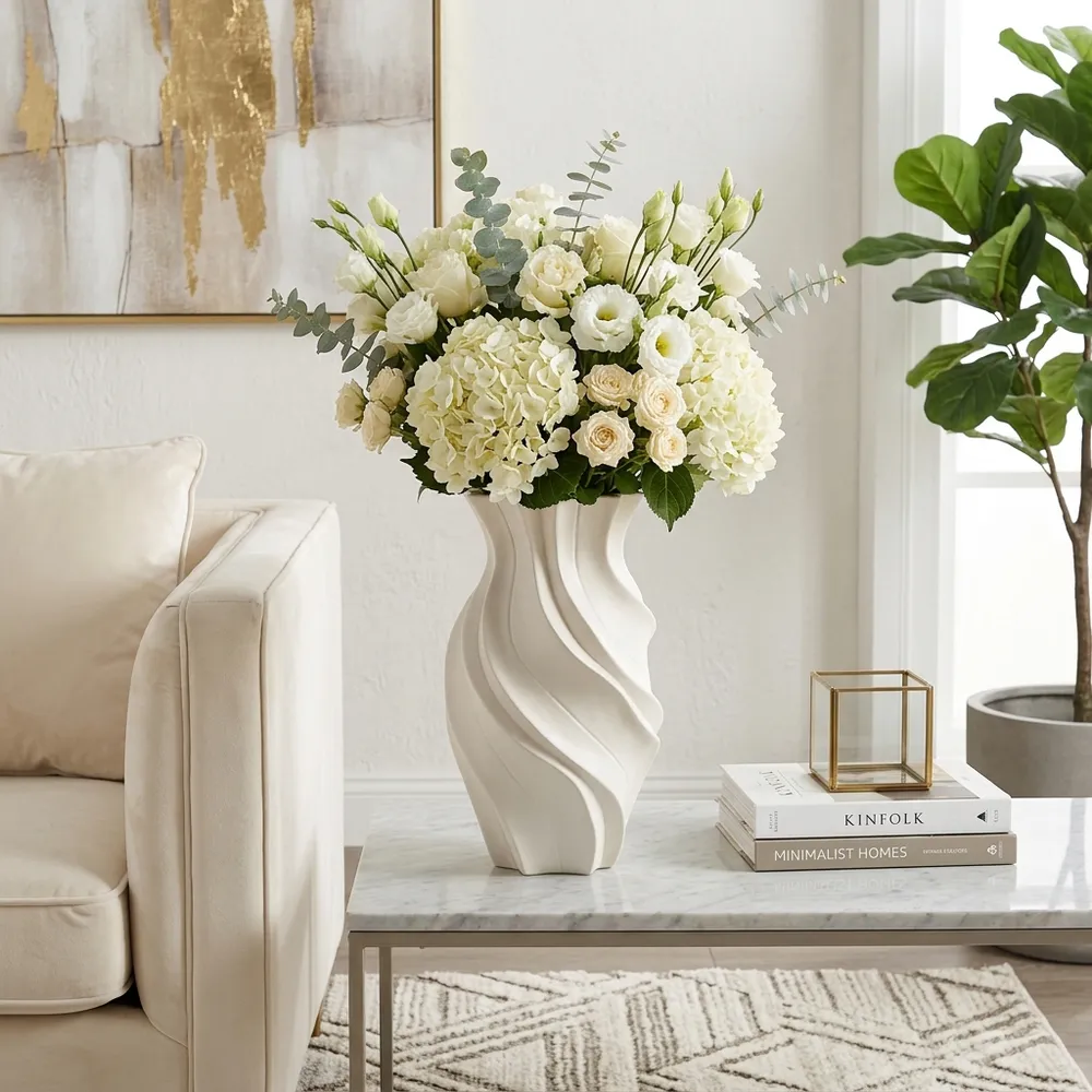 DORIANWIND IVORY VASE 20 (IN)