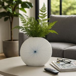 LOCHFORD WHITE VASE 12 (IN) 11