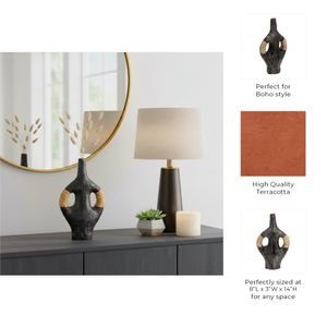 VALEBEACH BLACK VASE 14 (IN) 9