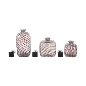 CLINTON SET OF 3 BLACK VASES 11 (IN) 5