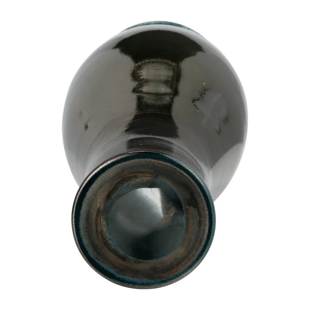 KNOXWICK BLUE GLASS VASE 16 (IN)