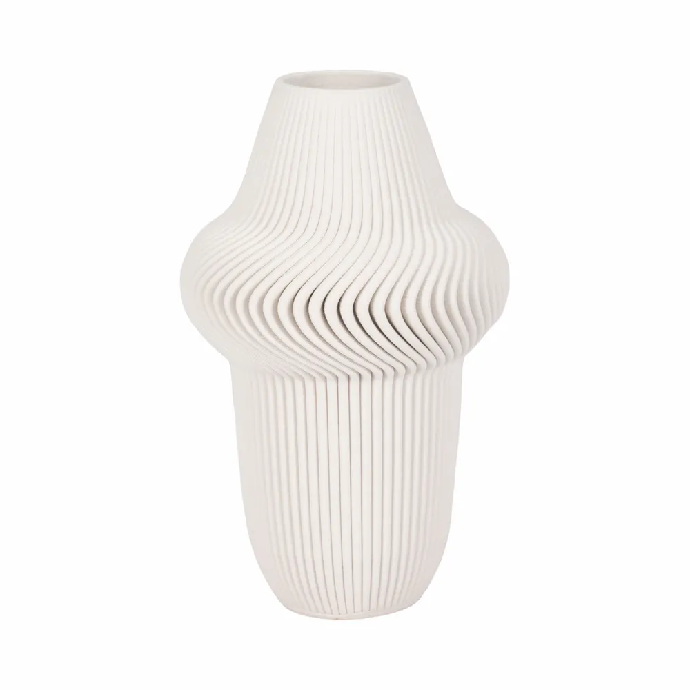DEANFIELD IVORY VASE 14 (IN)