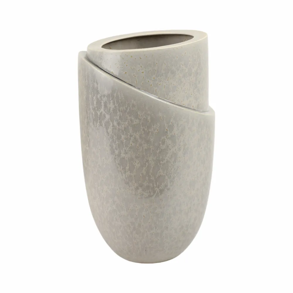GREYSONSTONE GRAY VASE 15 (IN)