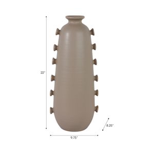 BURGESSBROOK TAN VASE 22 (IN) 9