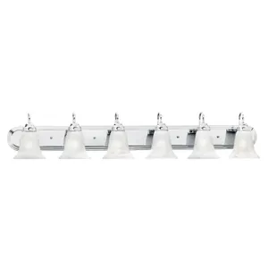 Homestead 48'' Wide 6-Light Vanity Light - Chrome 1