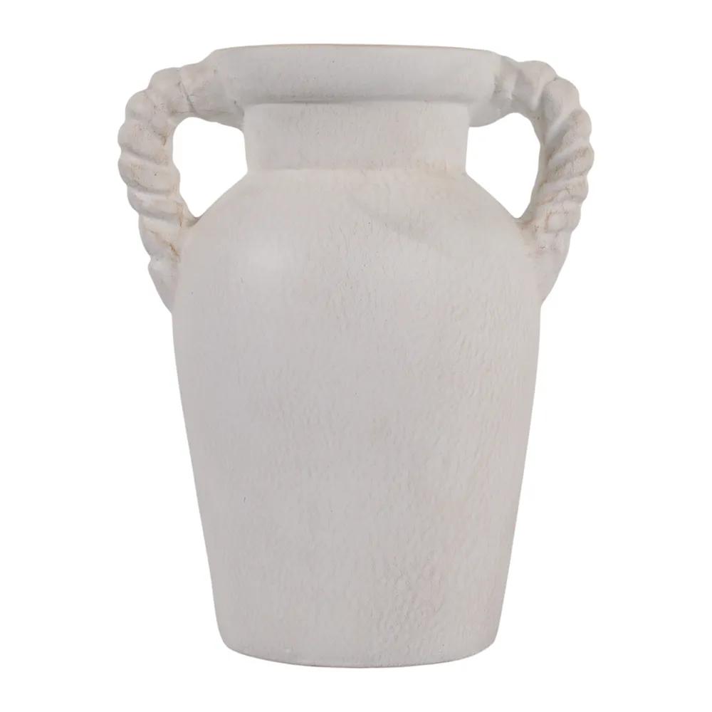 CLOVERWIND WHITE VASE 12 (IN)