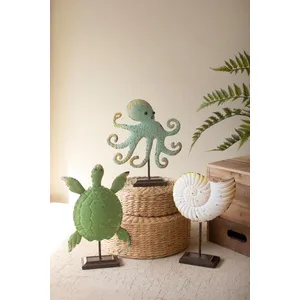 Set of 3 Painted Coastal Sea Creatures 1