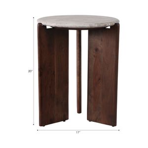HALSEYCLIFF BROWN TABLE 20 (IN) 10
