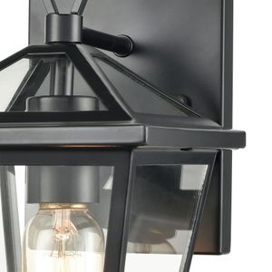 Main Street 10'' High 1-Light Outdoor Sconce - Black 4