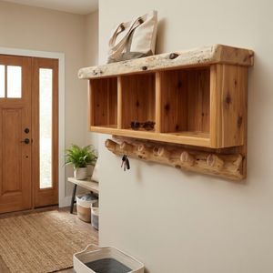 Cedar Hanging Locker - Coffee 1