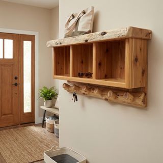 Cedar Hanging Locker - Coffee